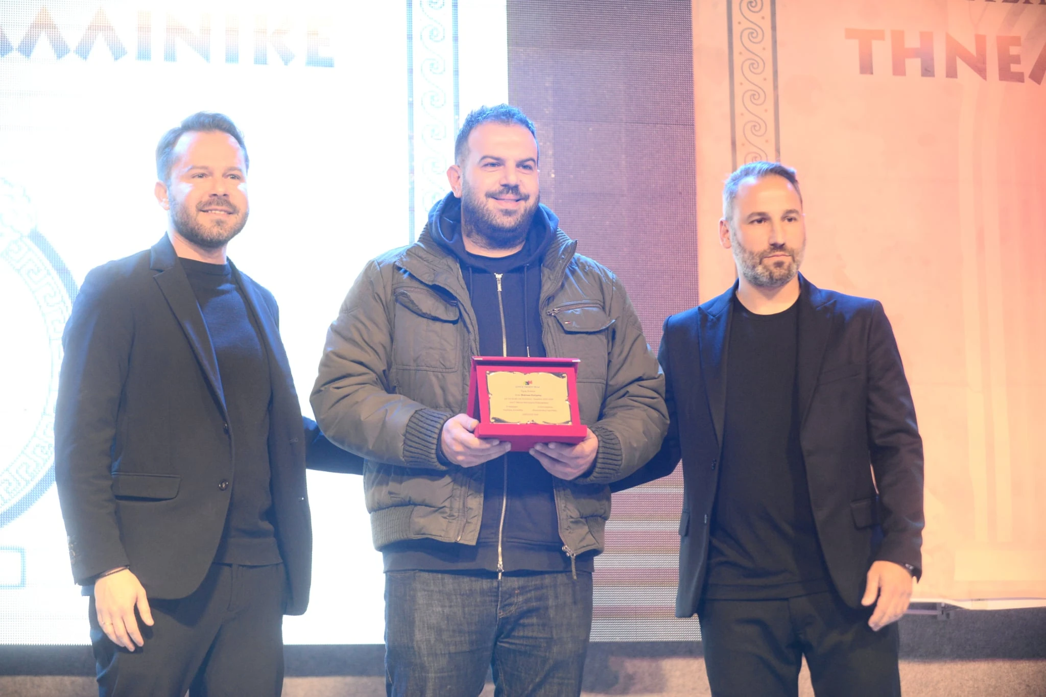 Ο&nbsp;Σταύρος Δεμουρτζίδης πήρε την τιμητική βράβευση για την άνοδο του Φοίνικα Πολίχνης στη Γ