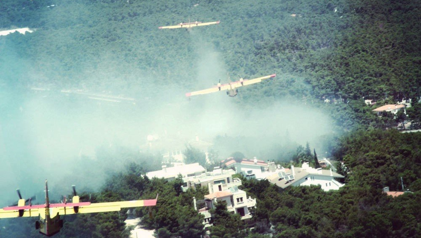 Φωτιά στη Σιθωνία Χαλκιδικής!