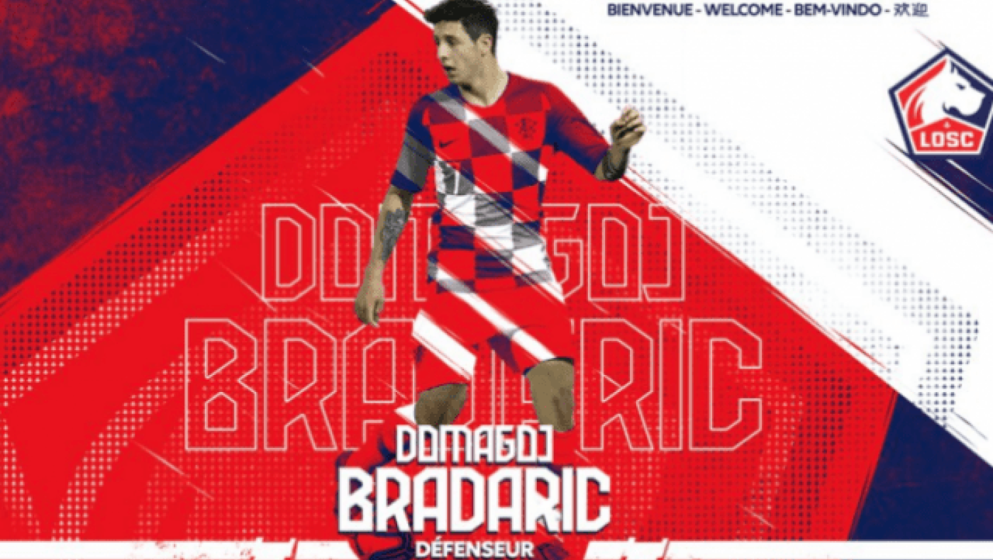 Ανακοίνωσε την απόκτηση του Ντομαγκόι Μπράνταριτς         η Λιλ