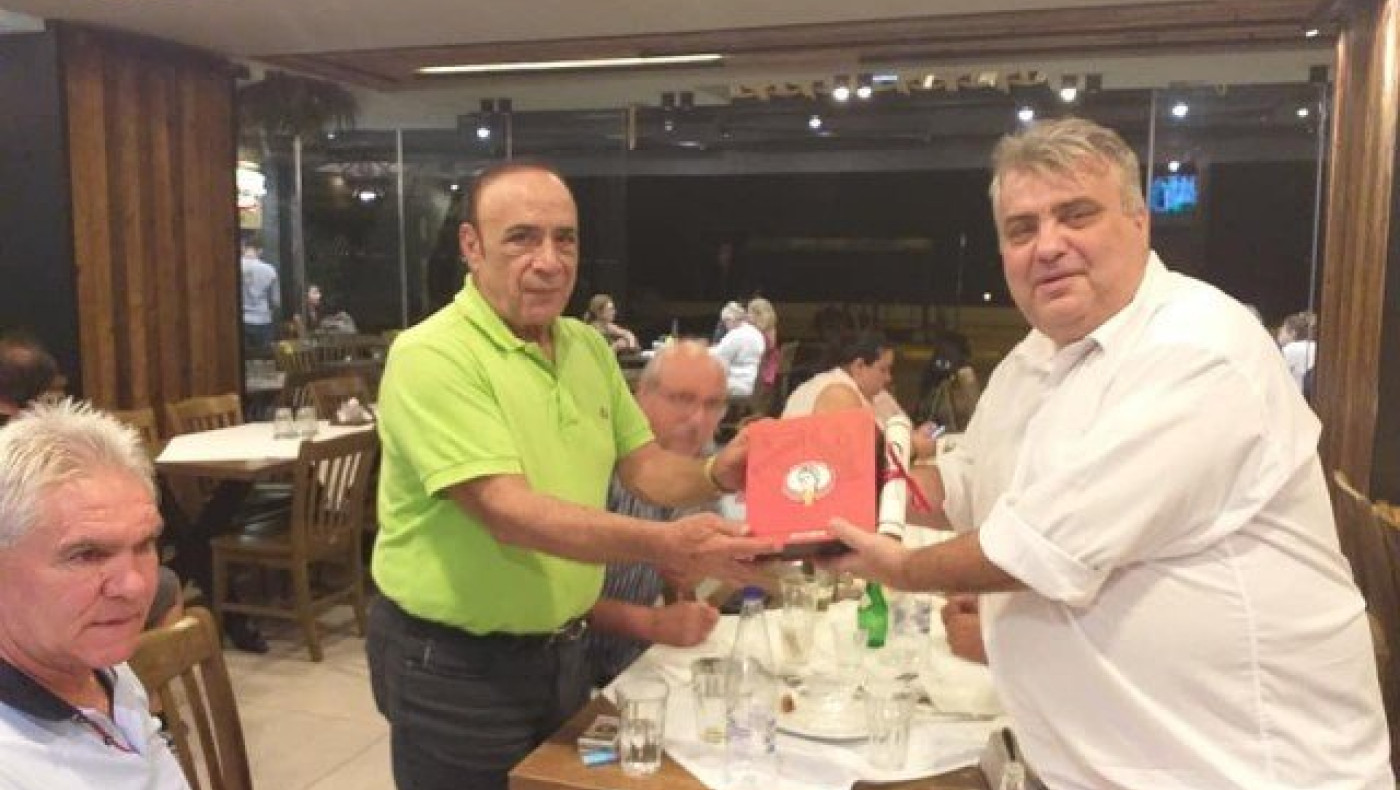 Ο Ομιλος Φίλων Απόλλωνα Πόντου βράβευσε τον Μιχάλη Κωτίδη