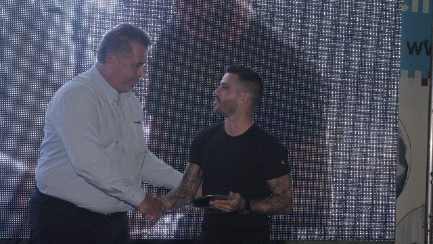 Η βράβευση του Αντελίνο Βιεϊρίνια από τον Παύλο Ανδρώνη! (pics/vid)