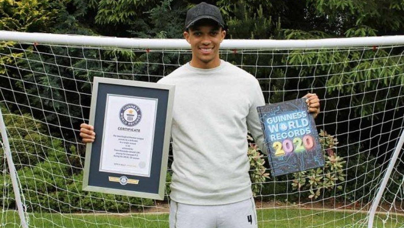 Ρεκόρ Γκίνες                         για τον Αλεξάντερ Άρνολντ