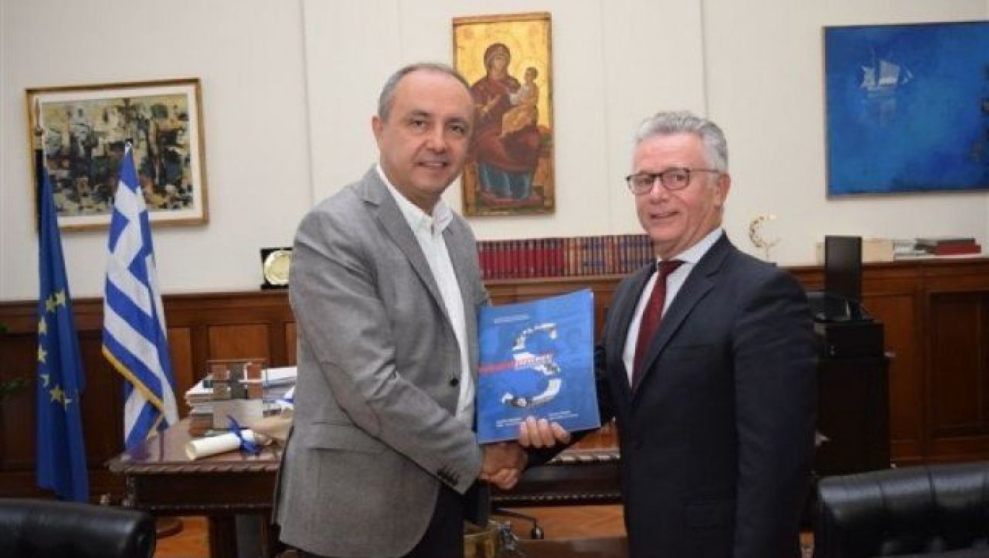Συνάντηση Καράογλου με τον Γενικό Πρόξενο της Γαλλίας