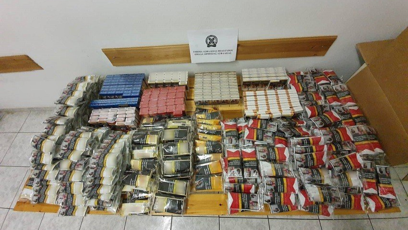 Σύλληψη 45χρονης για λαθραία καπνικά προϊόντα στη Χαλκιδική