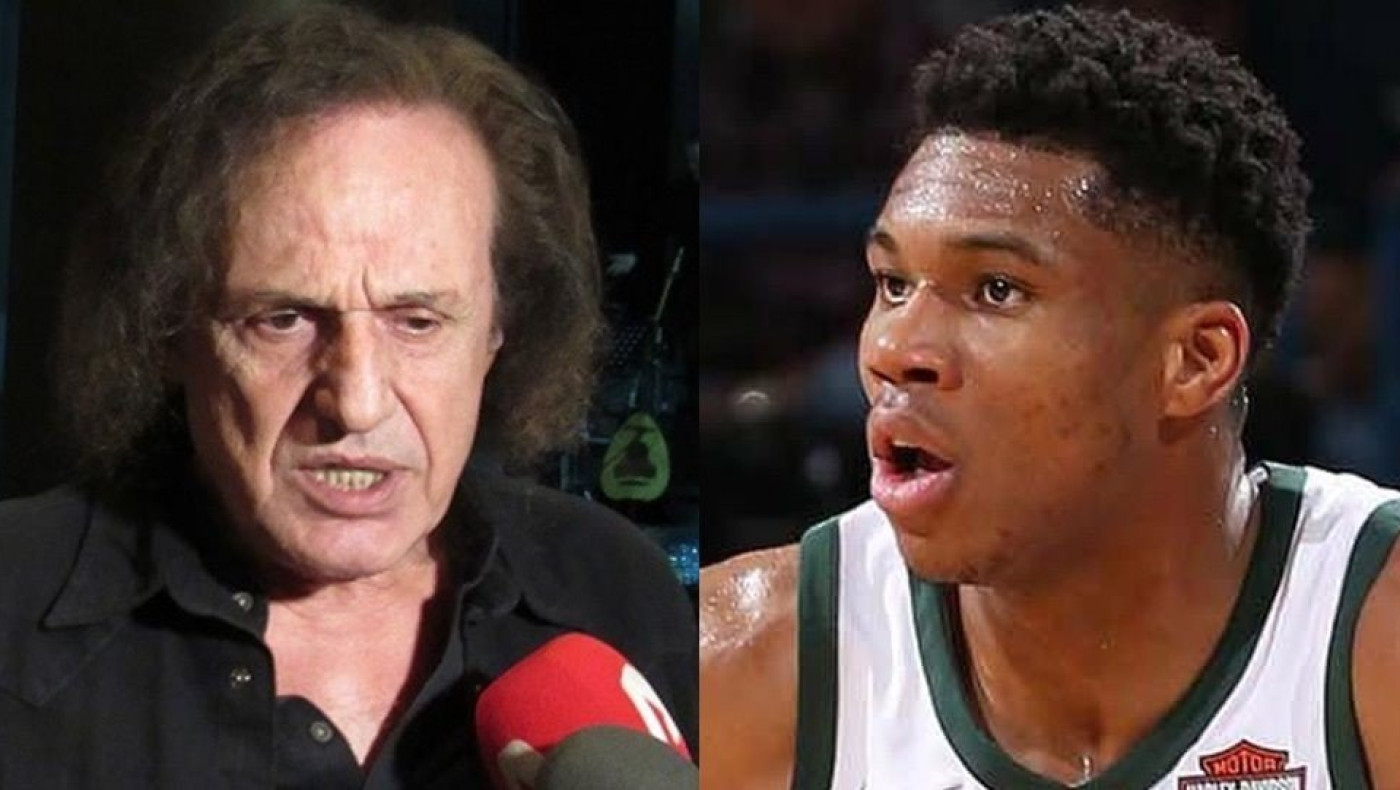 Ο Β. Παπακωνσταντίνου τραγουδάει για τον Γ. Αντετοκούνμπο