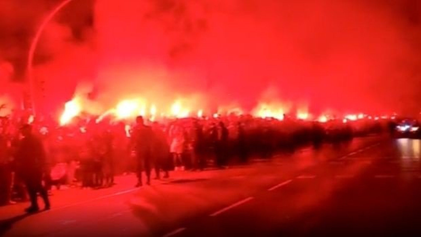 Εντυπωσιακή υποδοχή στους παίκτες της Ατλέτικο Μαδρίτης