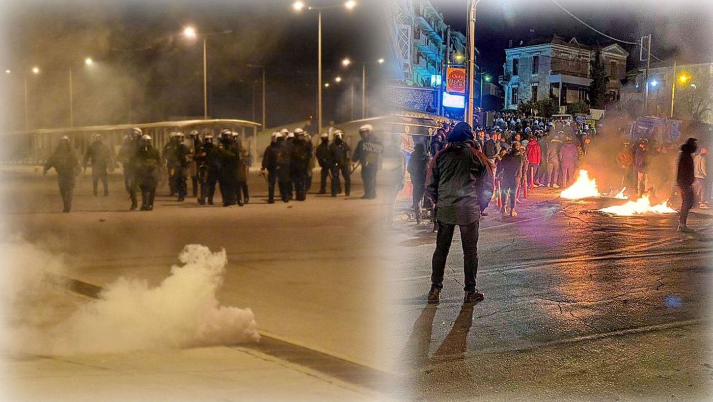 Μάχες σώμα με σώμα κατοίκων-ΜΑΤ σε Μυτιλήνη και Χίο