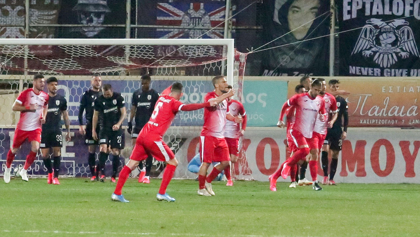 Αδράνεια στην άμυνα του ΠΑΟΚ και 1-1 η Ξάνθη