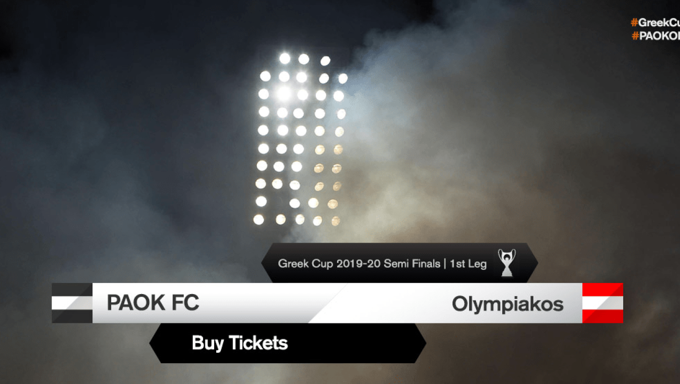 Κυκλοφορούν από αύριο τα εισιτήρια του ΠΑΟΚ-Ολυμπιακός