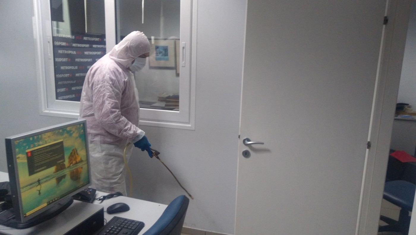 Ακόμη μία απολύμανση στους χώρους της Metromedia