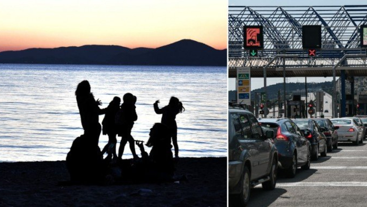 Επίδειξη ανευθυνότητας: Ουρές στα διόδια, γέμισαν τα νησιά