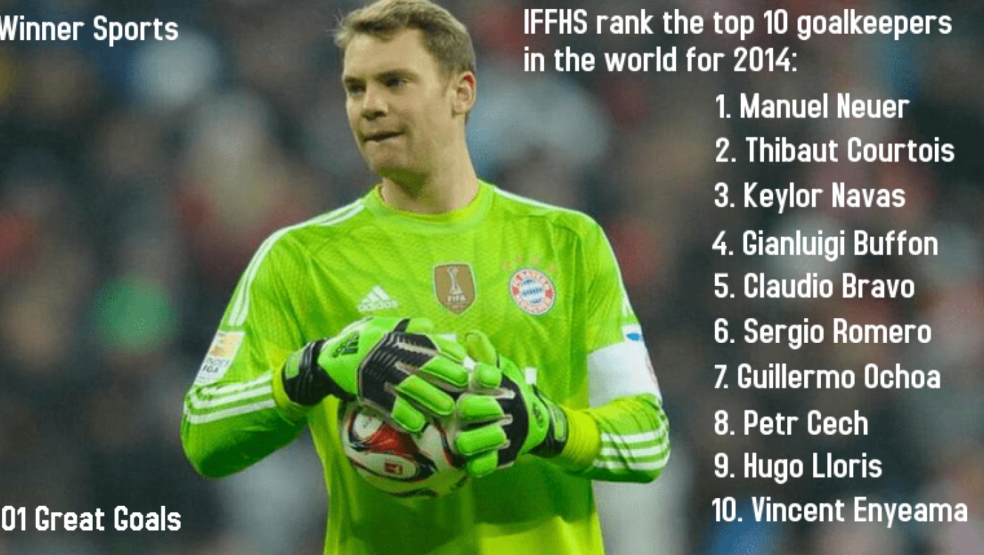 Κορυφαίος τερματοφύλακας του 2014 ο Νόιερ