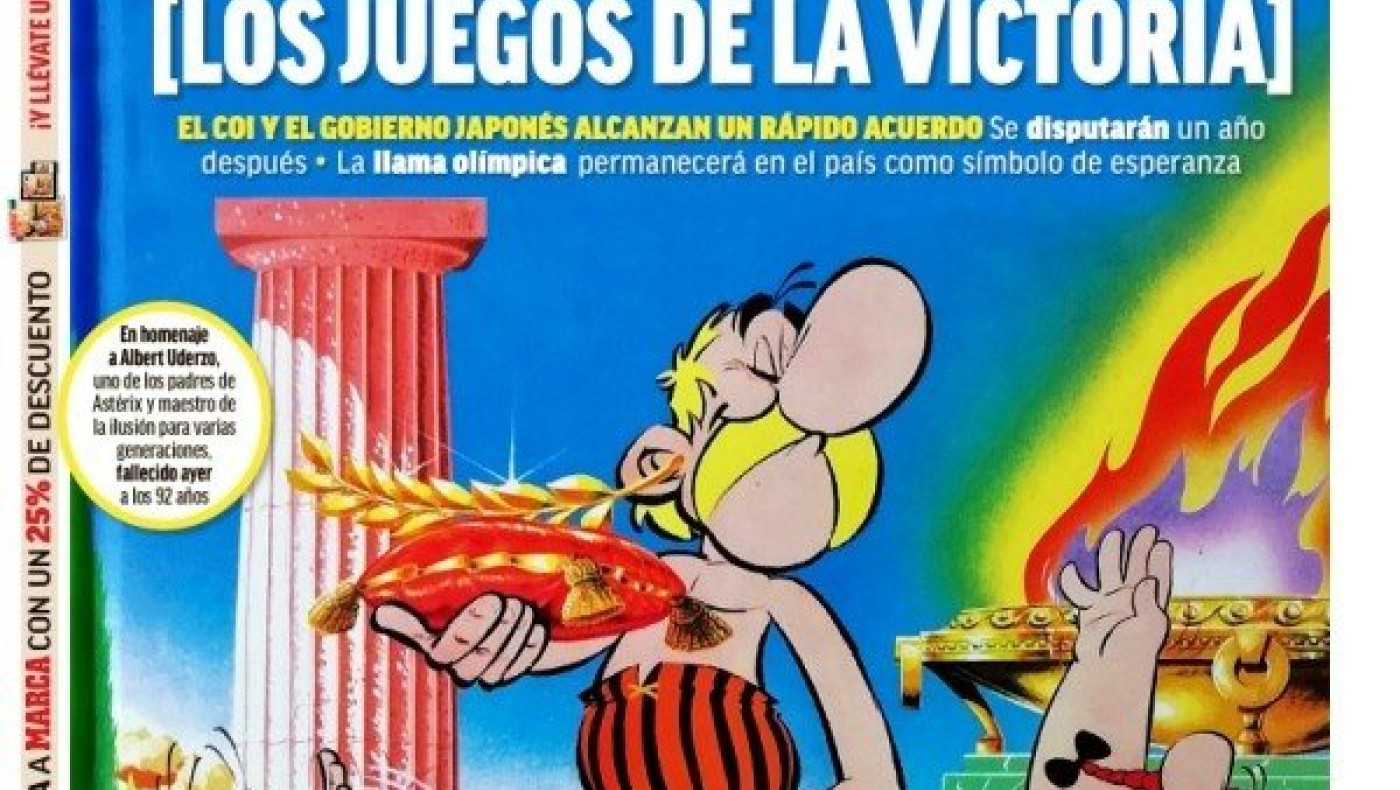 Το εκπληκτικό πρωτοσέλιδο της Marca για Αστερίξ και Ολυμπιακούς Αγώνες
