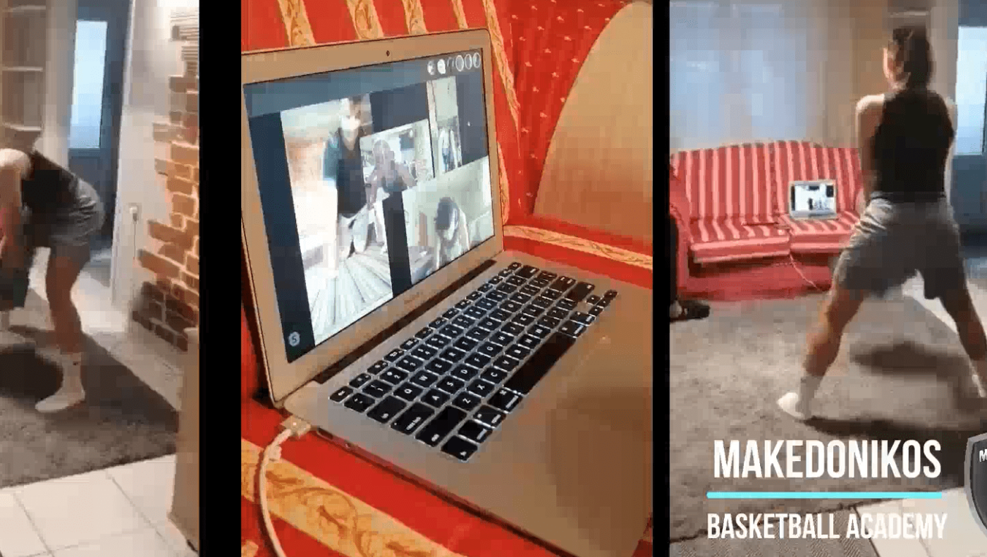 Μακεδονικός: Πρωτοπορεί η ακαδημία μπάσκετ με διαδικτυακές προπονήσεις