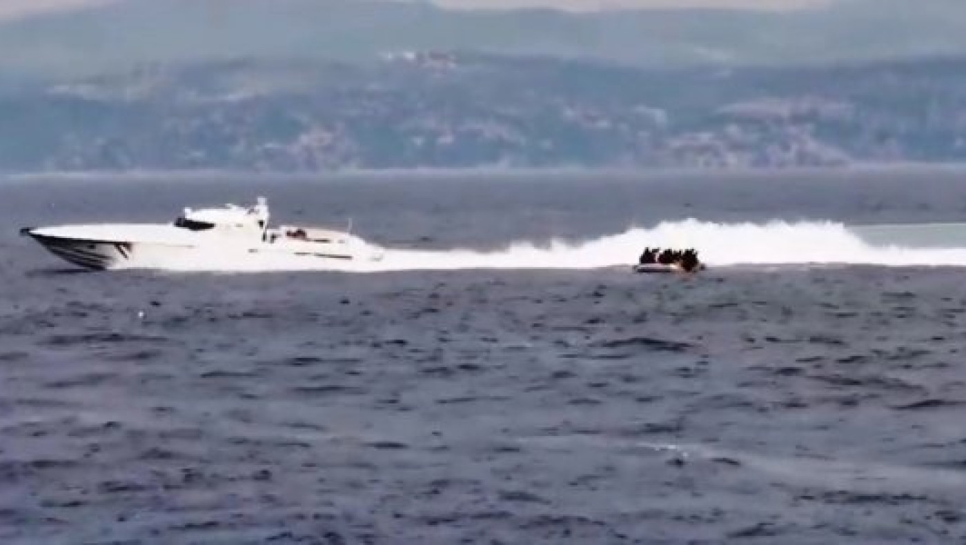 ΝΤΟΚΟΥΜΕΝΤΟ: Τουρκική ακταιωρός ωθεί λέμβο με μετανάστες στην Ελλάδα