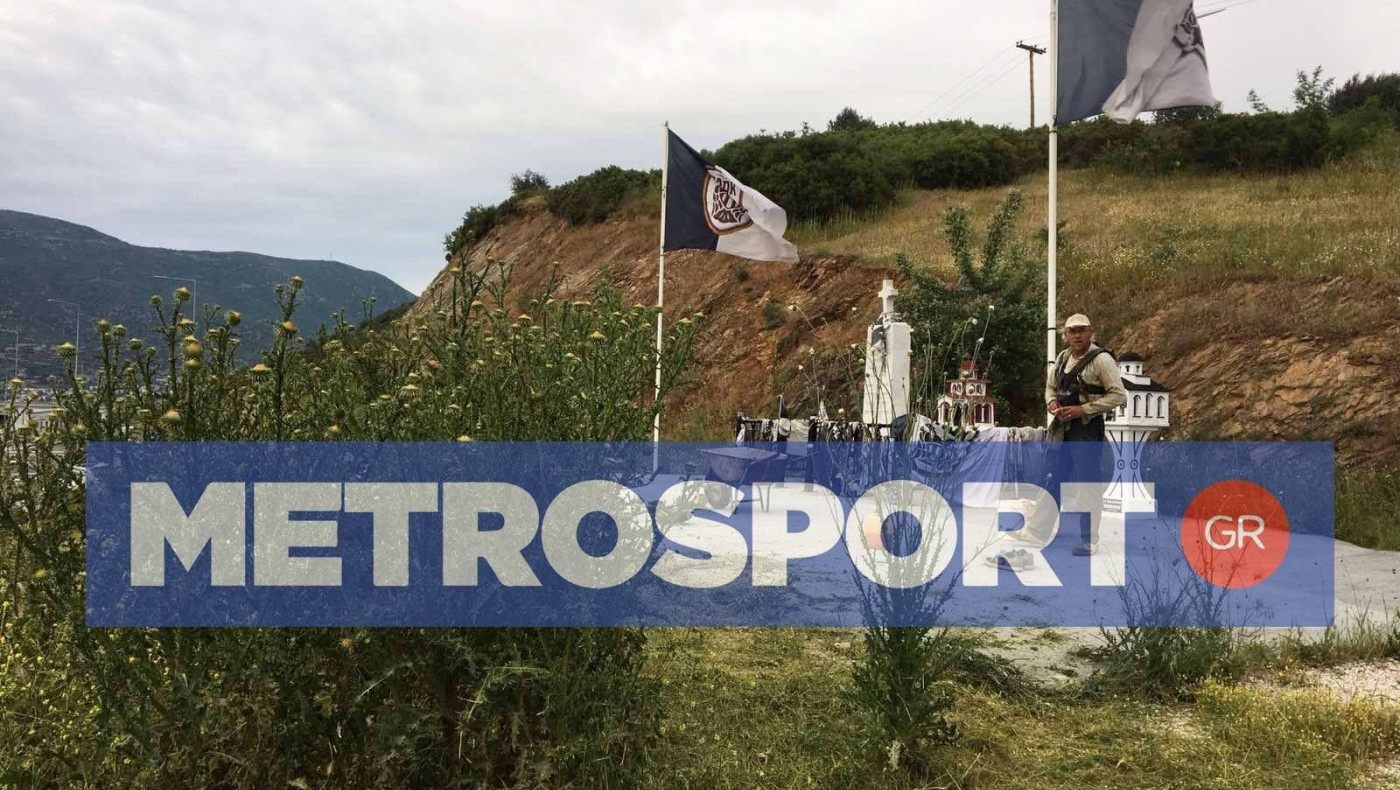 Μάγκας ΠΑΟΚτσής: Πήγε και καθάρισε μόνος του το μνημείο στα Τέμπη