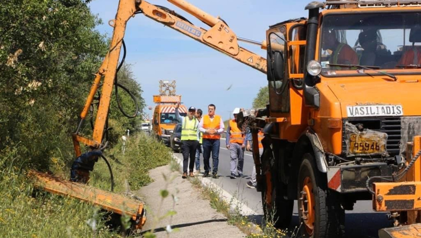 Έργα συντήρησης στην ΕΟ Θεσσαλονίκης-Μουδανιών