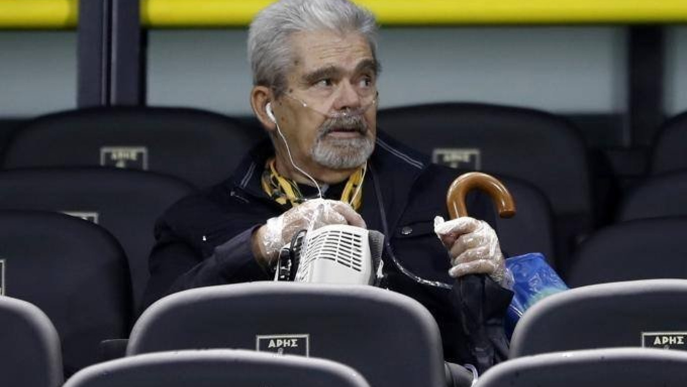 Βρέθηκε στο «Κλ. Βικελίδης» αψηφώντας καιρό, κορωνοϊό και πρόβλημα υγείας