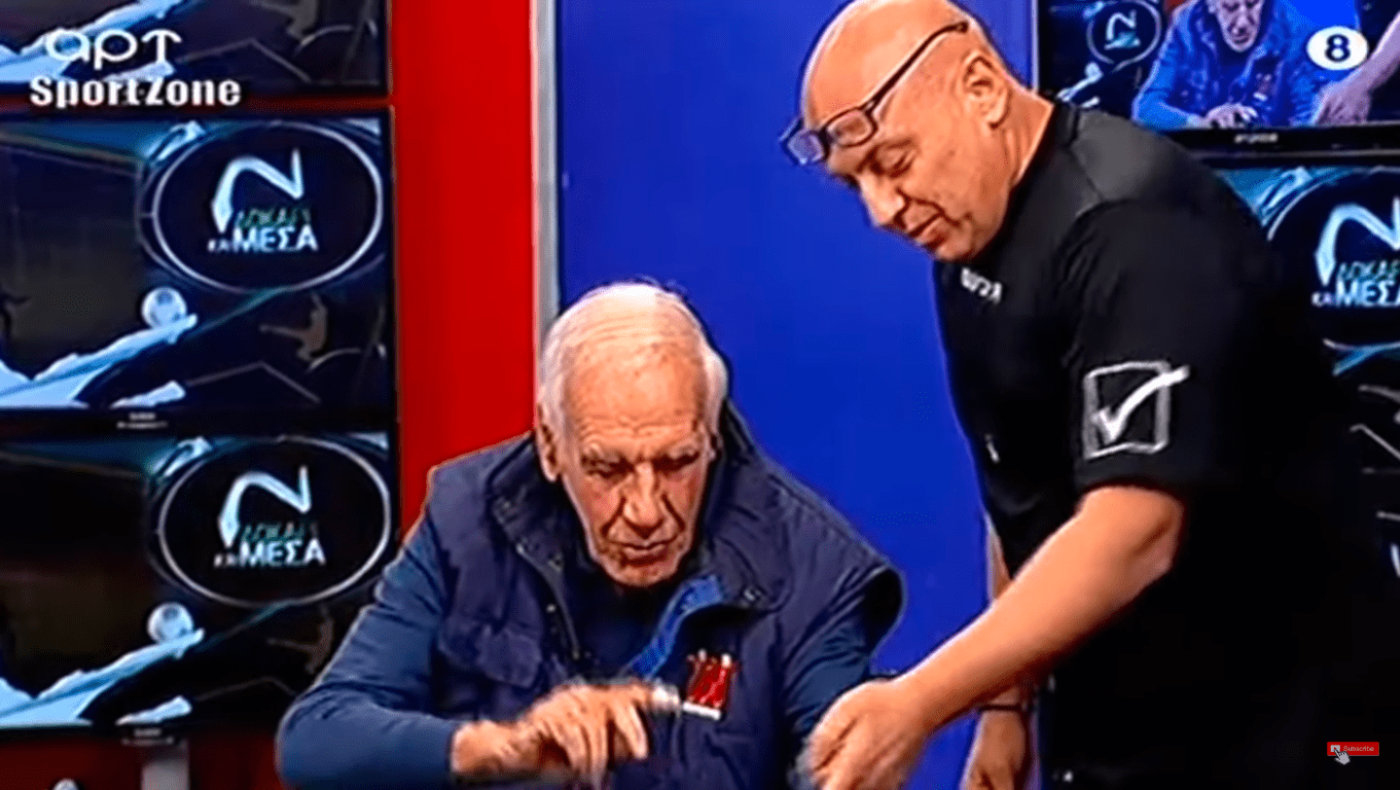 Ο Κωστής Ραπτόπουλος «αποχαιρετά» τον Νίκο Αλέφαντο