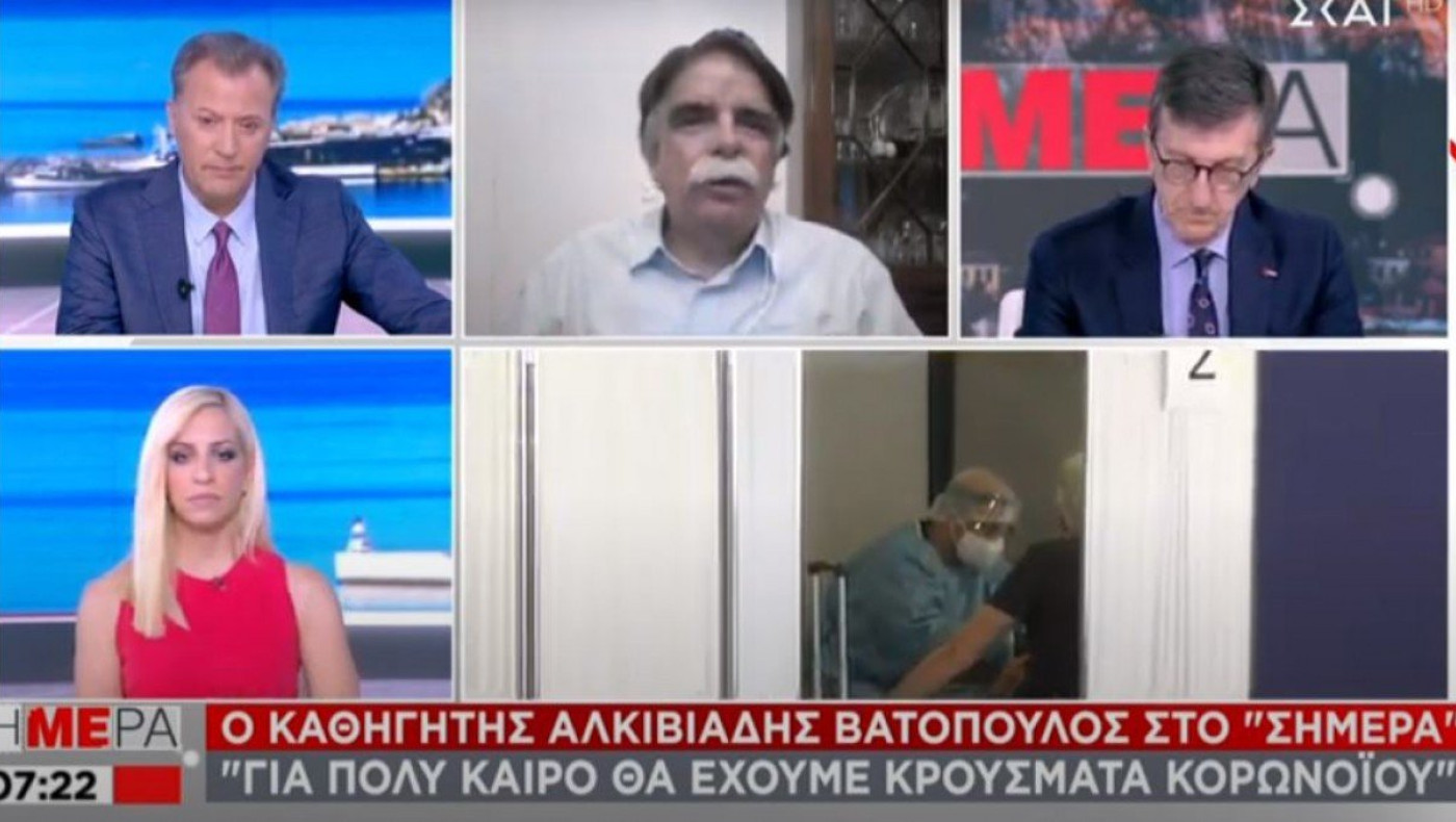 Βατόπουλος: «Θα επανακάμψει ο ιός, θα είναι καλύτερα από τον Μάρτιο»