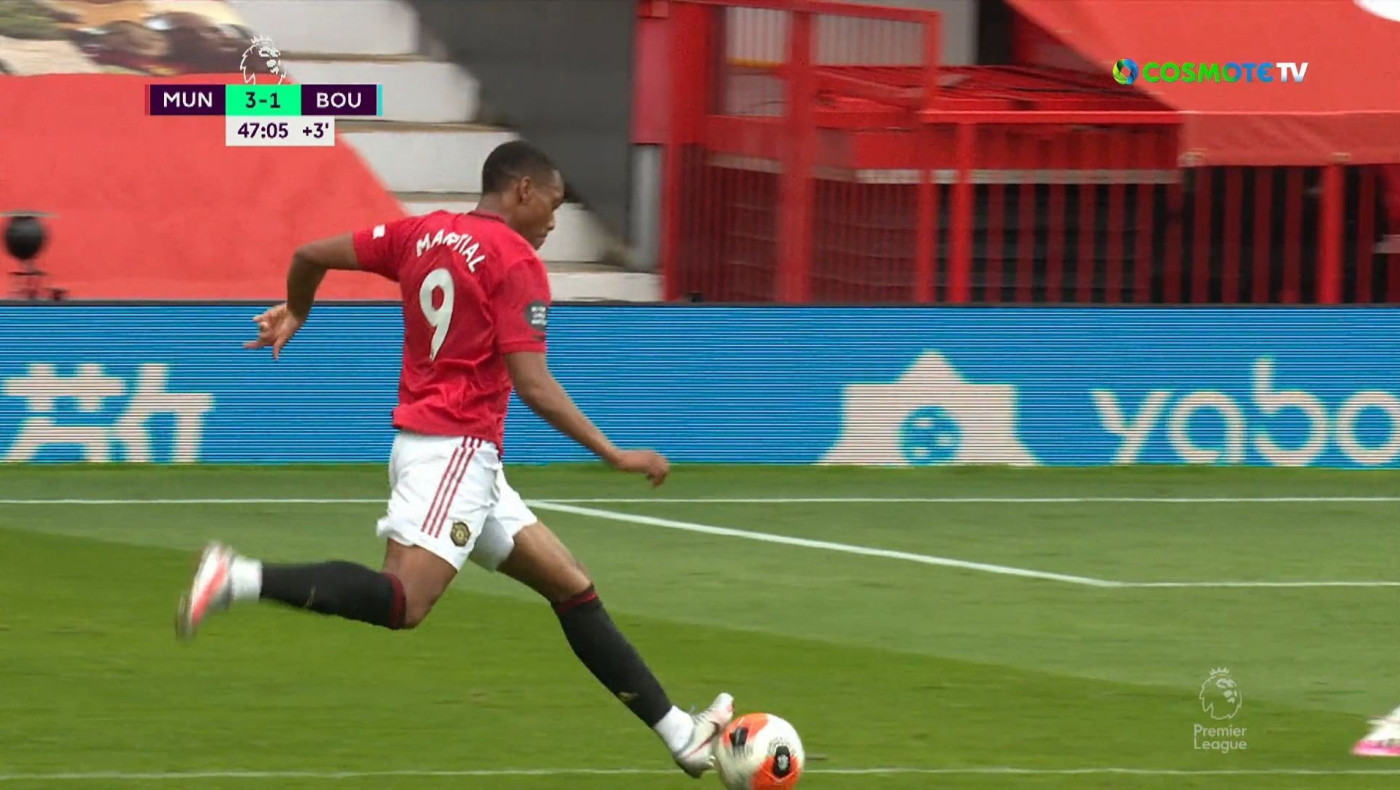 Το εκπληκτικό γκολ του Μαρσιάλ εναντίον της Μπόρνμουθ (vid)