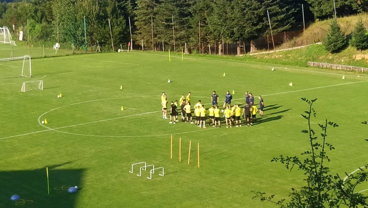 Ομιλία Ένινγκ  και πρώτη προπόνηση στα 3-5 Πηγάδια