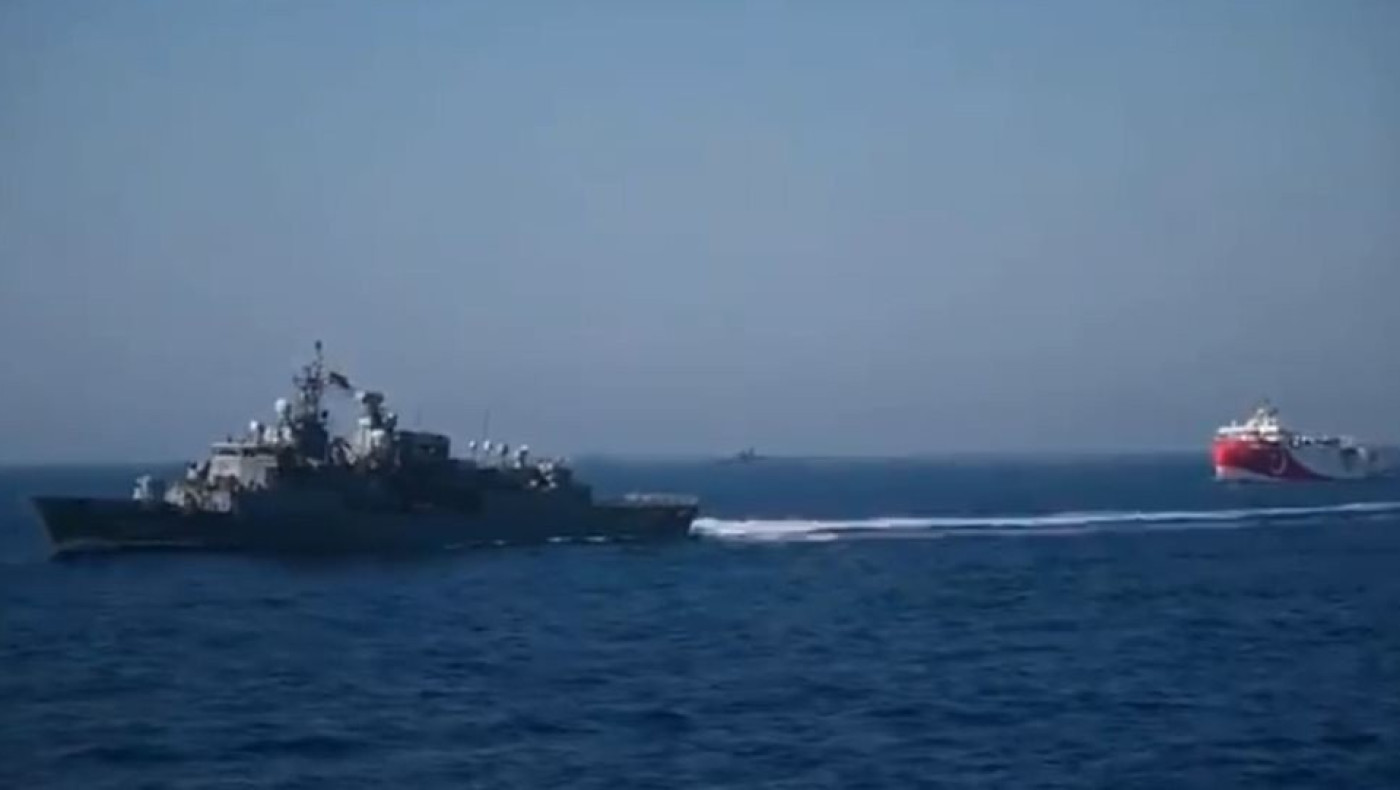 Oruc Reis: Η τουρκική προπαγάνδα συνεχίζεται με βίντεο φρεγάτας που το συνοδεύει