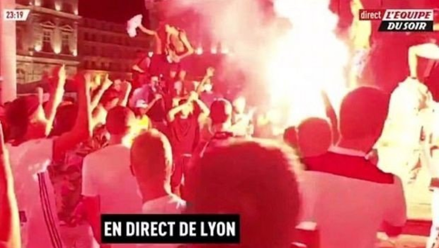 «Κάηκε» η Λιόν από τους πανηγυρισμούς