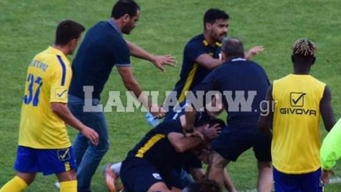 «Μπουκέτα» μεταξύ παικτών στο... φιλικό Παναιτωλικός-Λαμία