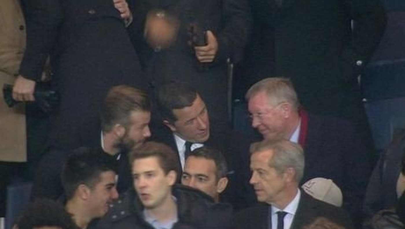 Φέργκιουσον και Μπέκαμ στις εξέδρες του «Παρκ ντε Πρενς» (video)