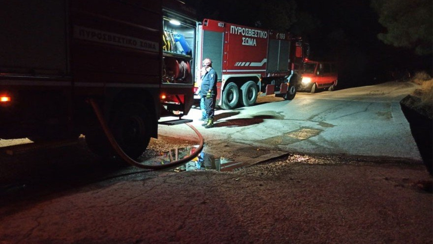 Χαλκιδική: Χωρίς ενεργά μέτωπα η φωτιά στη Σιθωνία