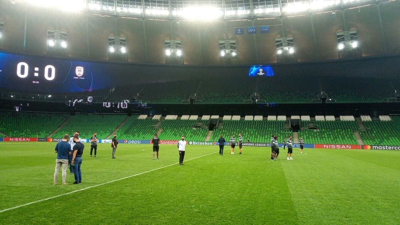 Ο ΠΑΟΚ στο παλάτι της Κράσνονταρ (pics/vids)