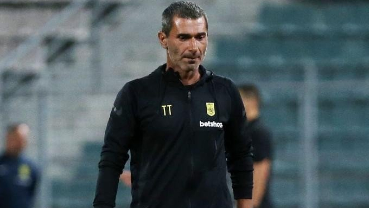 Η αντίδραση του Τόλη Τερζή μετά το διπλό του Άρη στο Πανθεσσαλικό