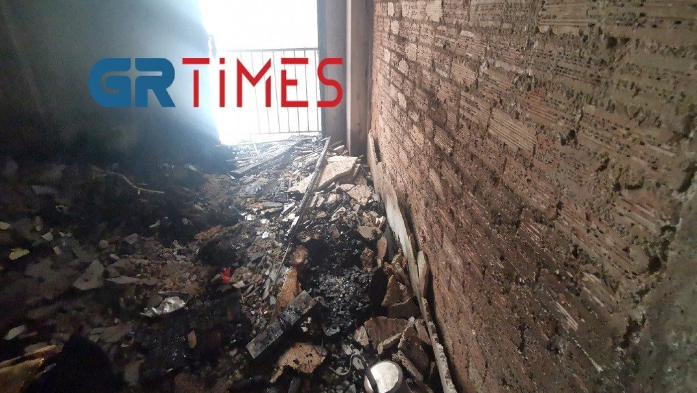 Θεσσαλονίκη: Η πυρκαγιά σε πολυκατοικία τους άφησε άστεγους