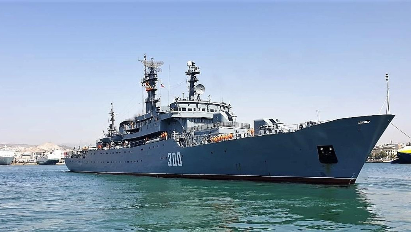 Στο λιμάνι της Θεσσαλονίκης πλοίο ρωσικού Πολεμικού Ναυτικού