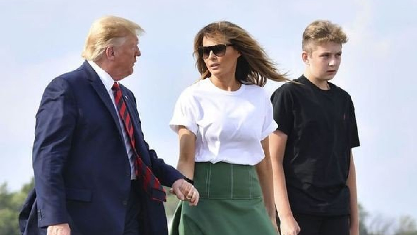 Μελάνια Τραμπ: «Ο γιος μου διαγνώστηκε θετικός στον κορωνοϊό!»