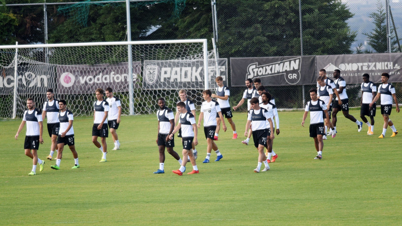 Η τελευταία προπόνηση του ΠΑΟΚ πριν την «μάχη» με Ομόνοια