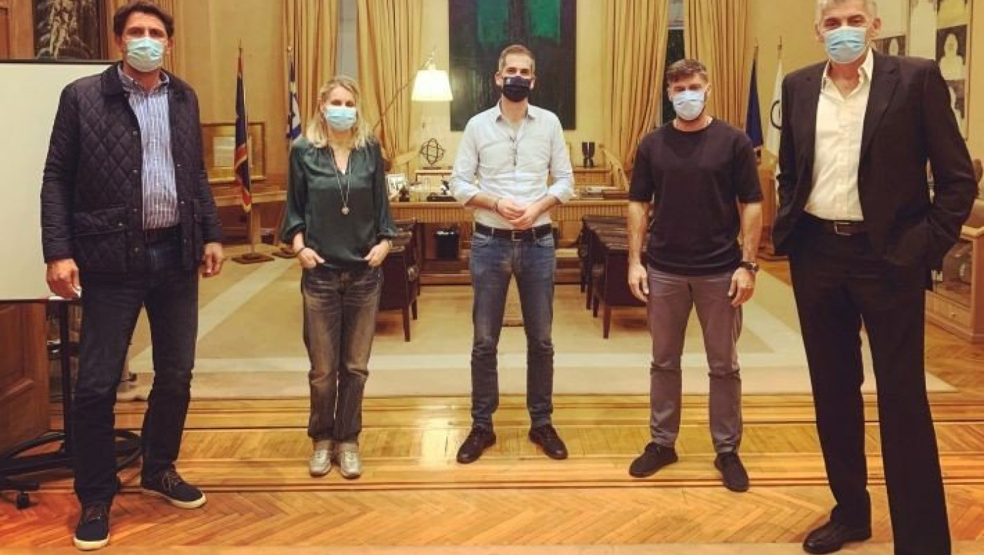 Συνάντηση Παναγιώτη Φασούλα με τον Δήμαρχο Αθηναίων