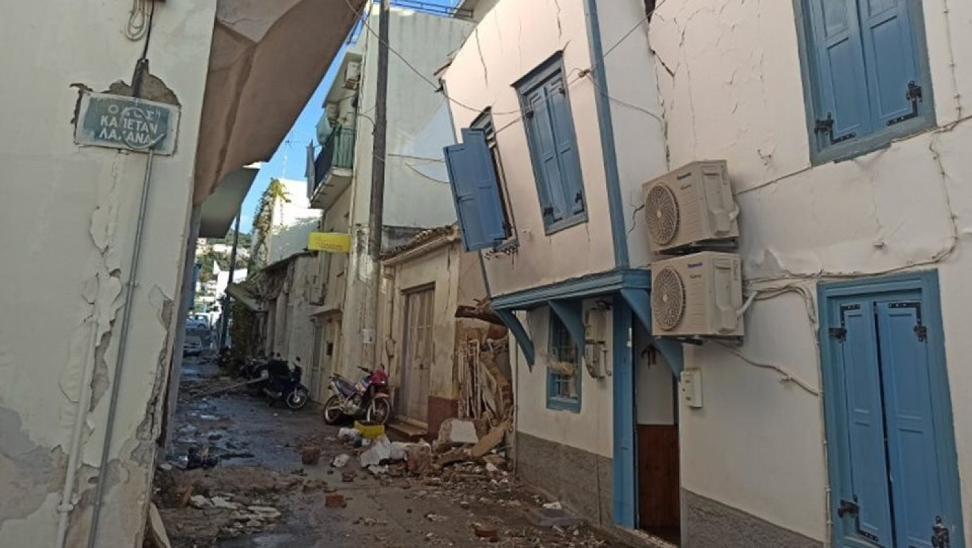 Σεισμός στη Σάμο: Έφτασε στο νησί ο Κυριάκος Μητσοτάκης