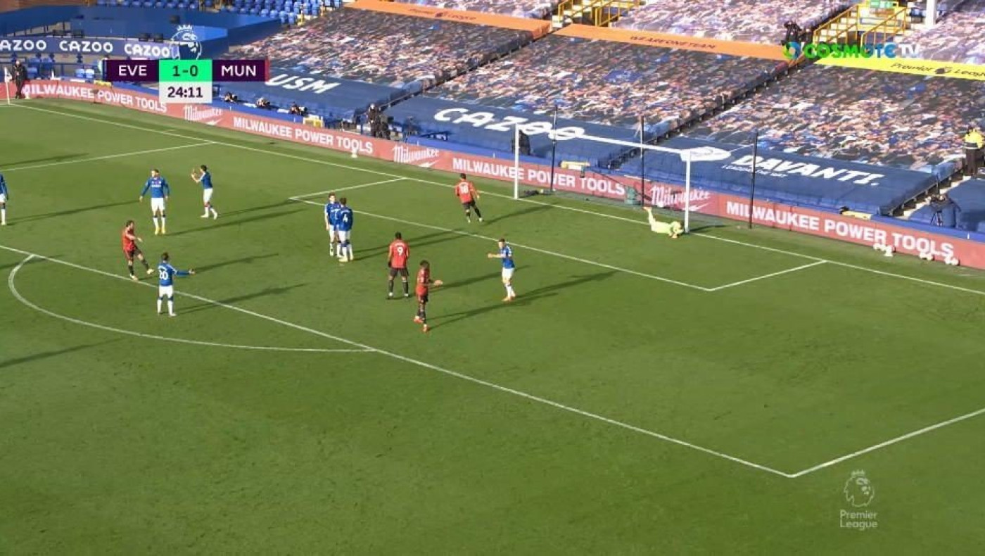 Προηγήθηκε η Έβερτον, το «γύρισε» η Γιουνάιτεντ