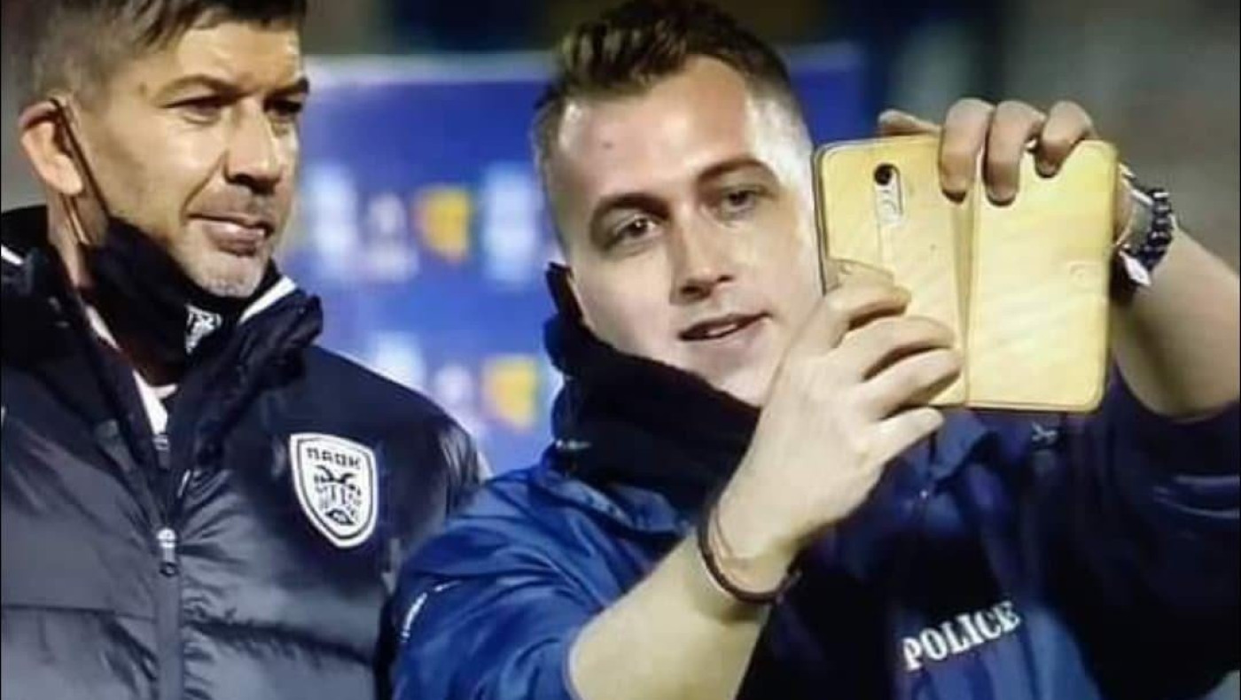 Viral - selfie με αστυνομικό ο Πάμπλο Γκαρσία!