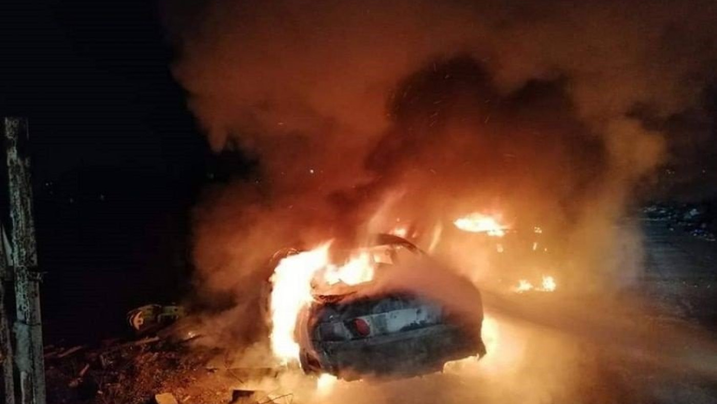 Φωτιά σε όχημα στον οικισμό Ρομά «Αγία Σοφία» στη Θεσσαλονίκη