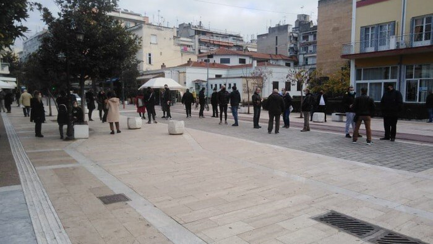 Σέρρες: Διαμαρτυρία εμπόρων και καταστηματαρχών για το click away