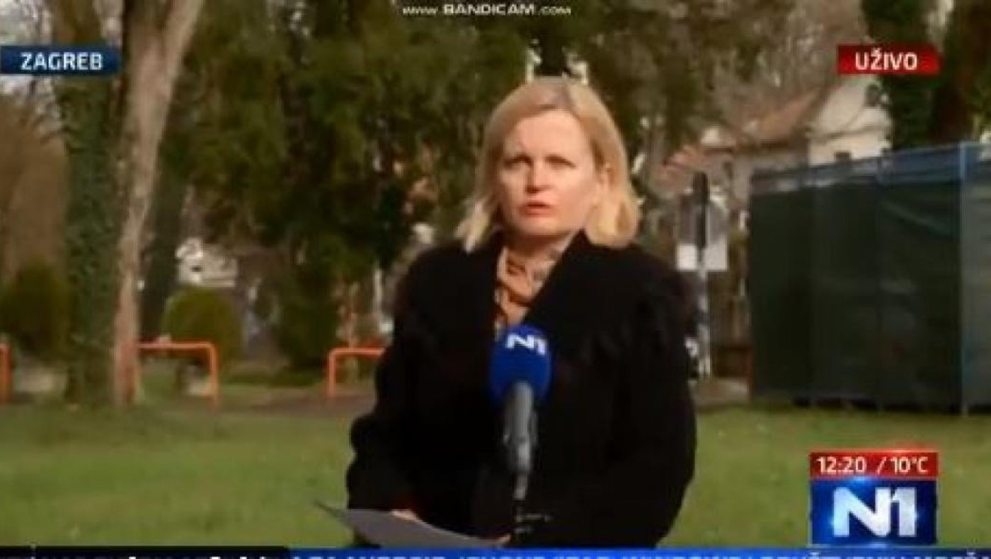 Δημοσιογράφος σε ζωντανή σύνδεση τη στιγμή που έγινε σεισμός 6,4 Ρίχτερ