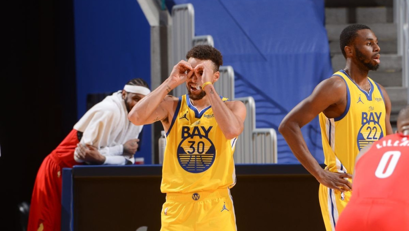 NBA: Ο Τζόρτζ προκάλεσε τον Κάρι και εκείνος απάντησε με τρίποντο από το κέντρο!