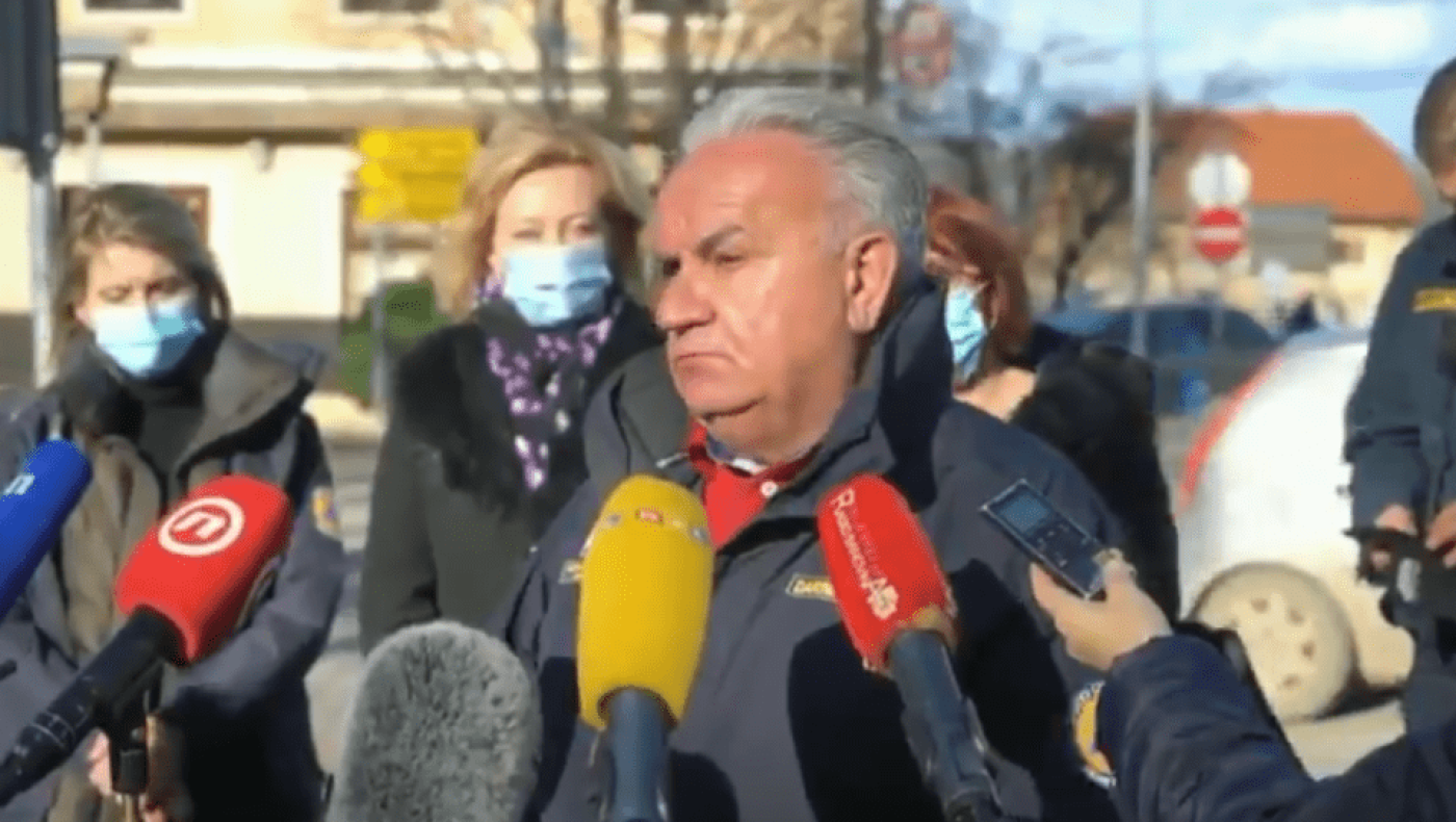 Σεισμός στην Κροατία: Σείστηκε η γη με τον δήμαρχο on air