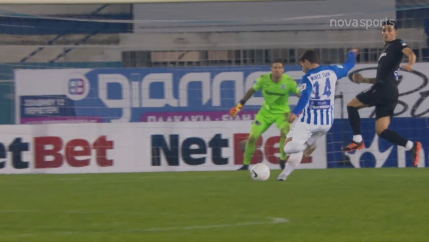 Μεγάλο λάθος Γιαννούλη και 1-1 ο Ατρόμητος με Μουνίθ