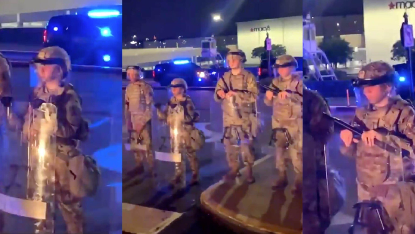 Άφιξη εκατοντάδων στρατιωτών στο αεροδρόμιο της Ατλάντα – Τζόρτζια