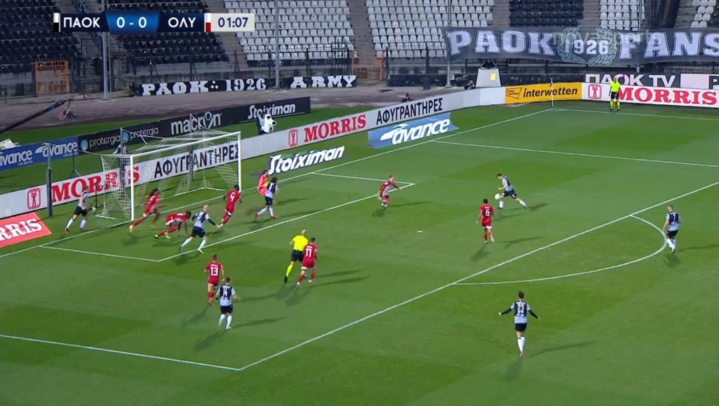 Ο ΠΑΟΚ μια «ανάσα» από το 1-0 με τον Μουργκ