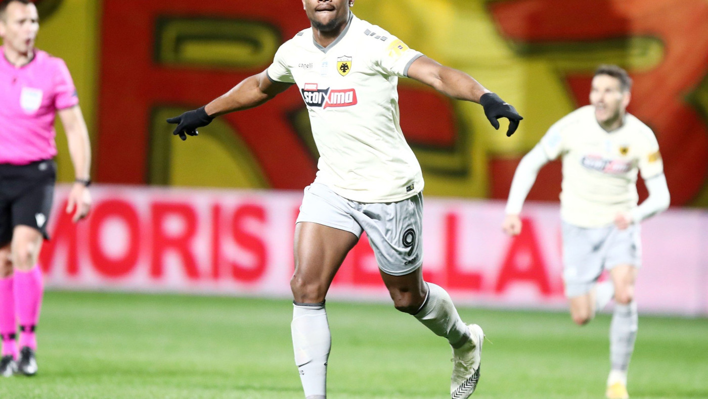 Το 0-1 της ΑΕΚ με απευθείας εκτέλεση φάουλ του Γκαρσία